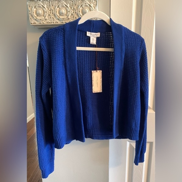 Laura Ashley Sweaters - Laura Ashley Women's Deep Blue Cardigan NWT - Size 8